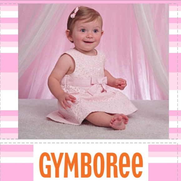 Pink Eyelet Dress Gymboree. Size 6-12 months - Picture 1 of 8